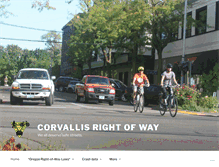 Tablet Screenshot of corvallisrightofway.com